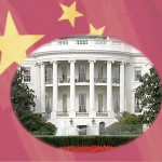 China Flag over White House