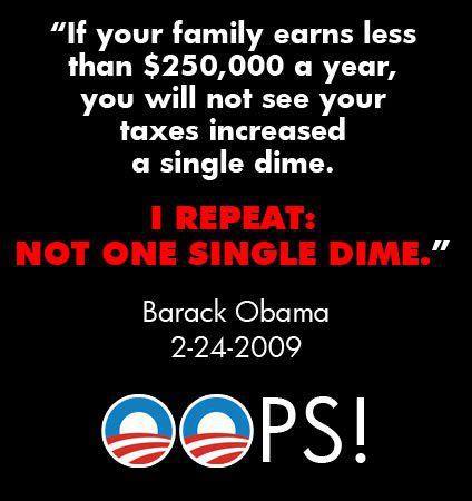 Obama Tax Hikes On Everyone --Linda Scharf Brazier